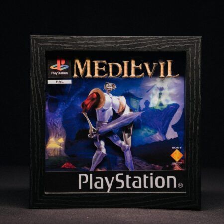El Shadow Box MediEvil. Edición especial hecha a mano perfecta para coleccionistas retro y fans de Playstation 1.