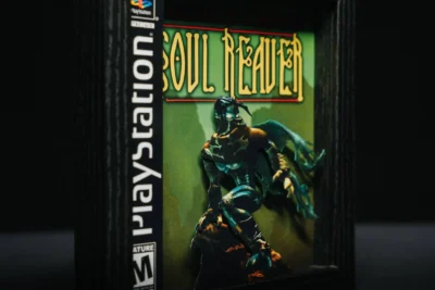 El Shadow Box Soul Reaver cara A. Edición especial hecha a mano perfecta para coleccionistas retro y fans de Playstation 1.