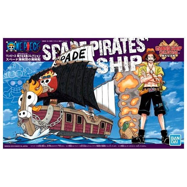Figura Model Kit Barco Spade Pirates Ship One Piece 15cm - Imagen 3