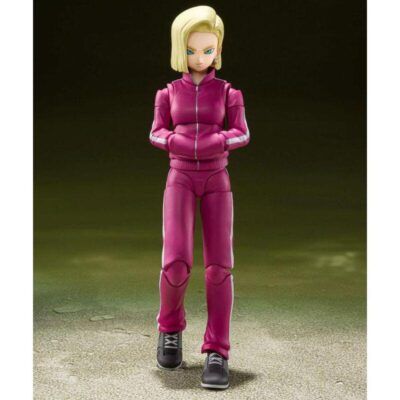 Figura Androide 18 Saga de la Batalla entre Universos Dragon Ball Super 14cm - Imagen 2