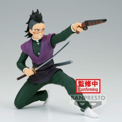 Figura Genya Shinazugawa Vibration Stars Demon Slayer Kimetsu no Yaiba 12cm - Imagen 2