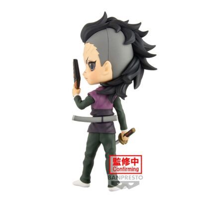 Figura Genya Shinazugawa Demon Slayer Kimetsu no Yaiba Q posket 14cm - Imagen 3