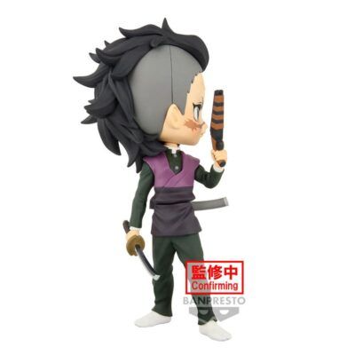 Figura Genya Shinazugawa Demon Slayer Kimetsu no Yaiba Q posket 14cm - Imagen 7