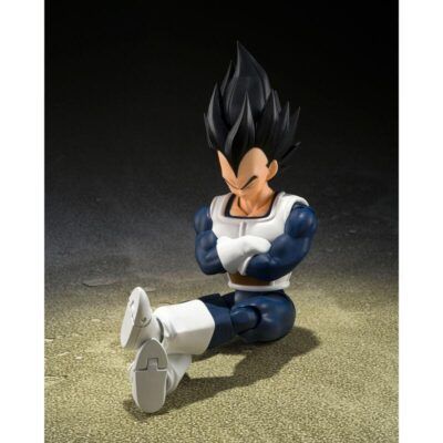 Figura S.H Figuarts Vegeta Old Vattle Clothes Dragon Ball Z 14cm - Imagen 2