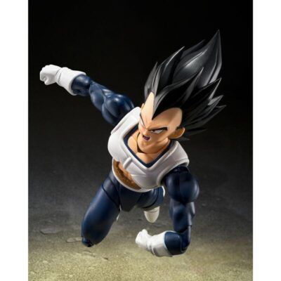 Figura S.H Figuarts Vegeta Old Vattle Clothes Dragon Ball Z 14cm - Imagen 5