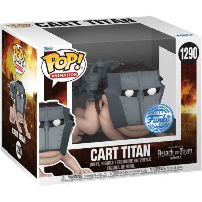 Figura Pop Super Attack On Titan Cart Titan Exclusive - Imagen 2