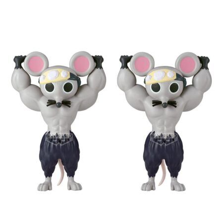 Set 2 Figuras Muscular Mice Demon Slayer Kimetsu no Yaiba 9cm