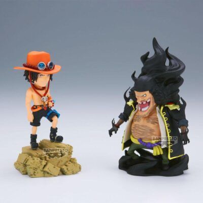 Figura Portgas D.Ace Vs Marshall.D.Teach Log Stories One Piece 8cm - Imagen 2