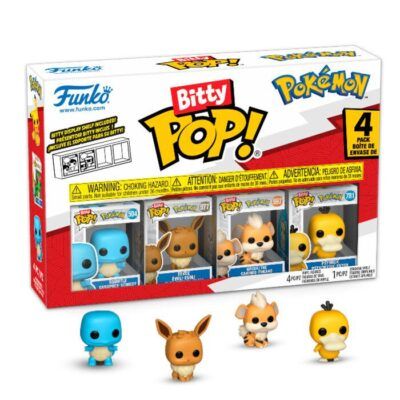 Blister 4 figuras Bitty POP Pokemon Squirtle - Imagen 2