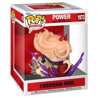 Figura POP Deluxe Chainsaw Man Power with Blood Hammer - Imagen 2