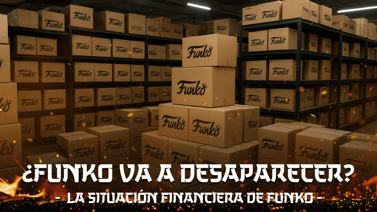 situación financiera de Funko. Imagen del exceso de inventario en almacén de Funko en 2025