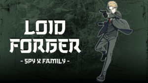 Loid Forger en spy x family en accion