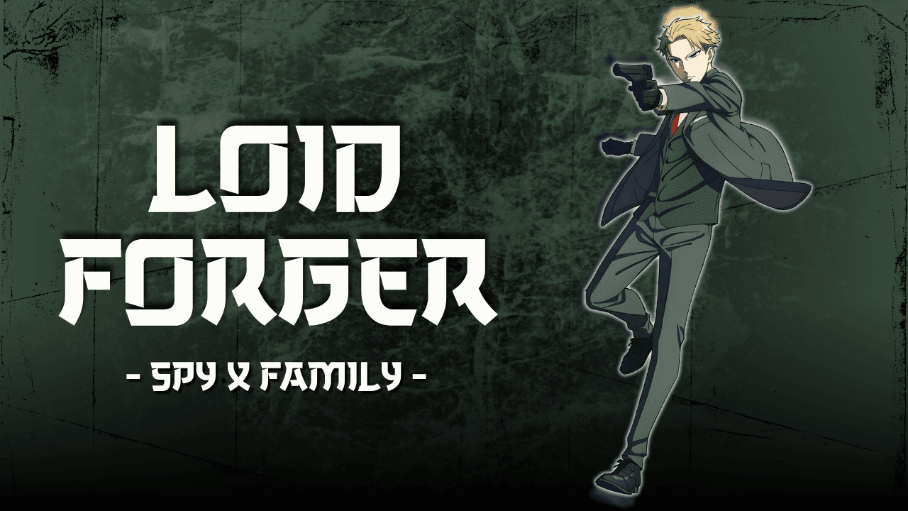 Loid Forger en spy x family en accion