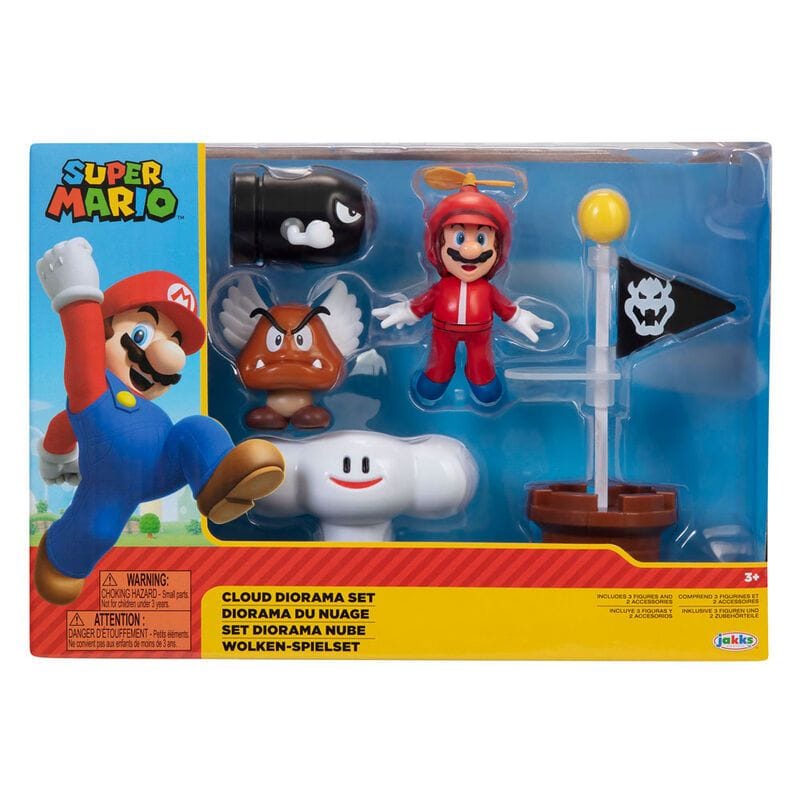 Set Diorama Nube Super Mario | Nintendo | 6cm JAKKS PACIFIC