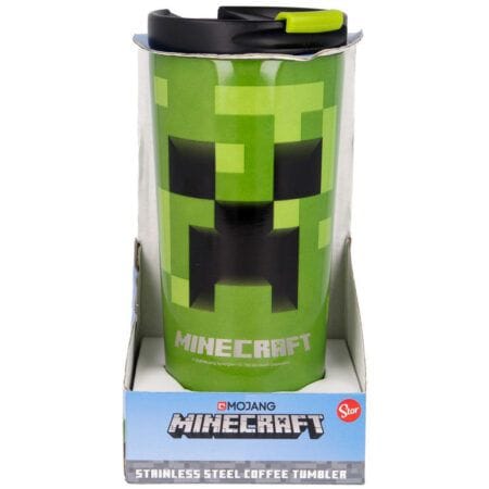 Vaso Termo Acero Inoxidable Minecraft 425ml | STOR