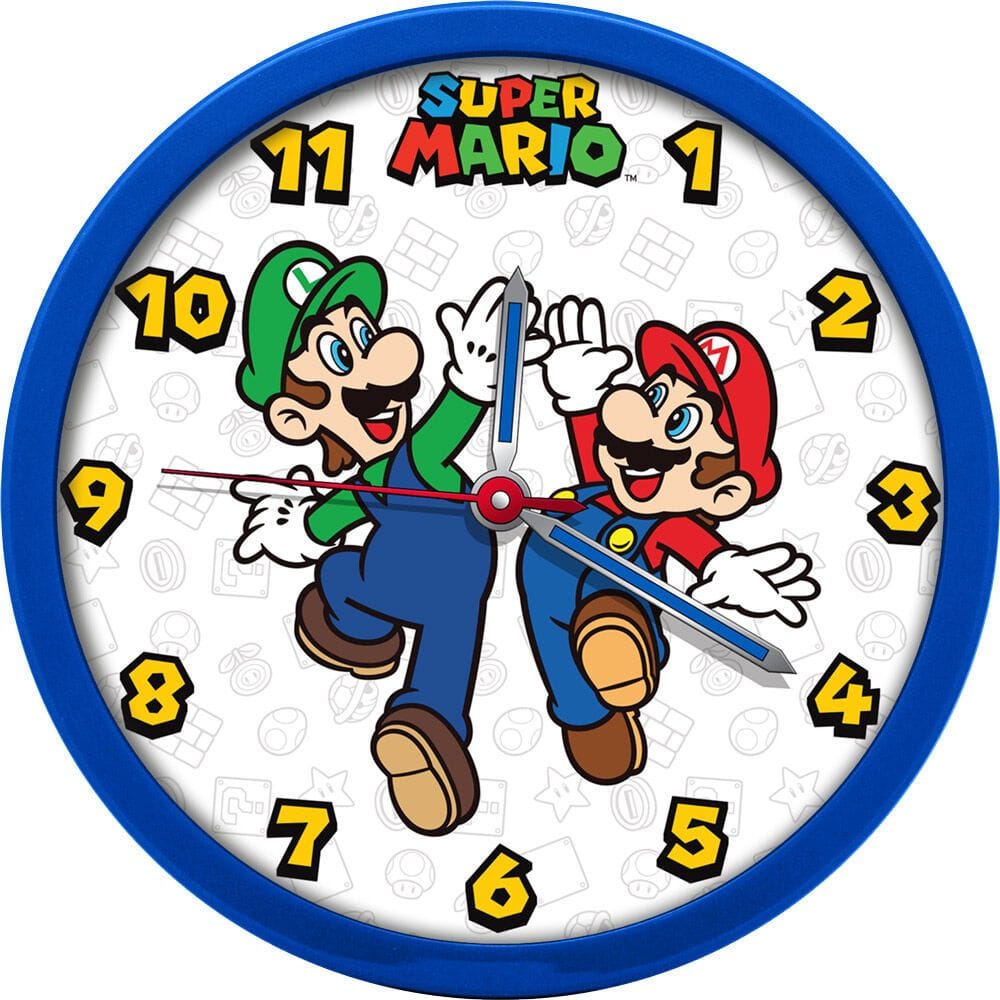Reloj de Pared Super Mario Bros | Nintendo | 25cm KIDS LICENSING - Imagen 2