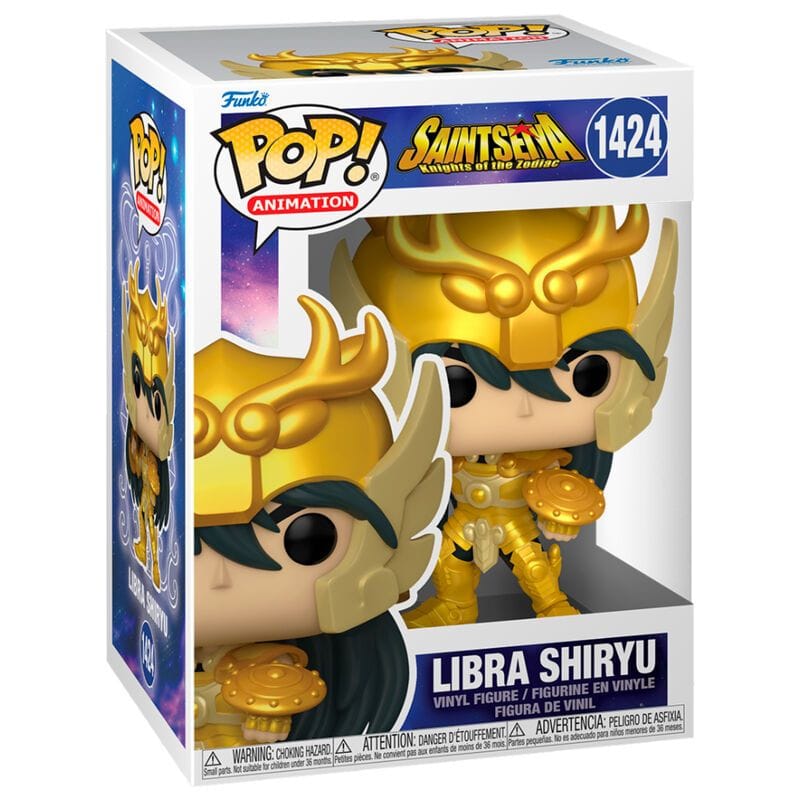 Shiryu Libra | Saint Seiya Knights of the Zodiac | Figura POP 9cm Funko - Imagen 2