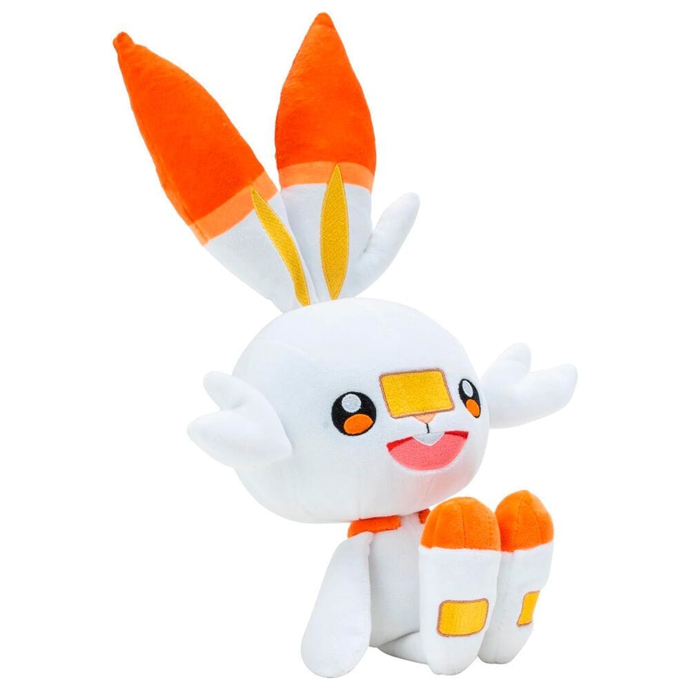 Peluche Scorbunny 30cm | Pokemon | JAZWARES - Imagen 4