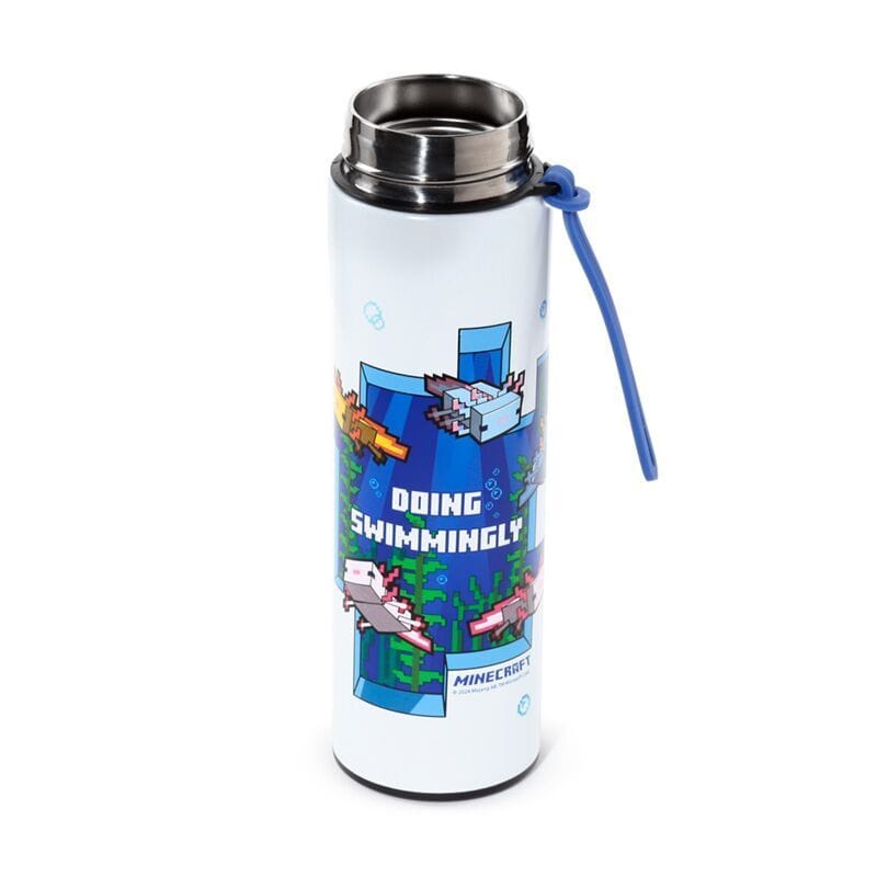 Botella Termo Ajolote Minecraft con Termómetro Digital 450ml | PUCKATOR - Imagen 2