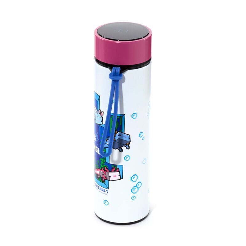 Botella Termo Ajolote Minecraft con Termómetro Digital 450ml | PUCKATOR - Imagen 6