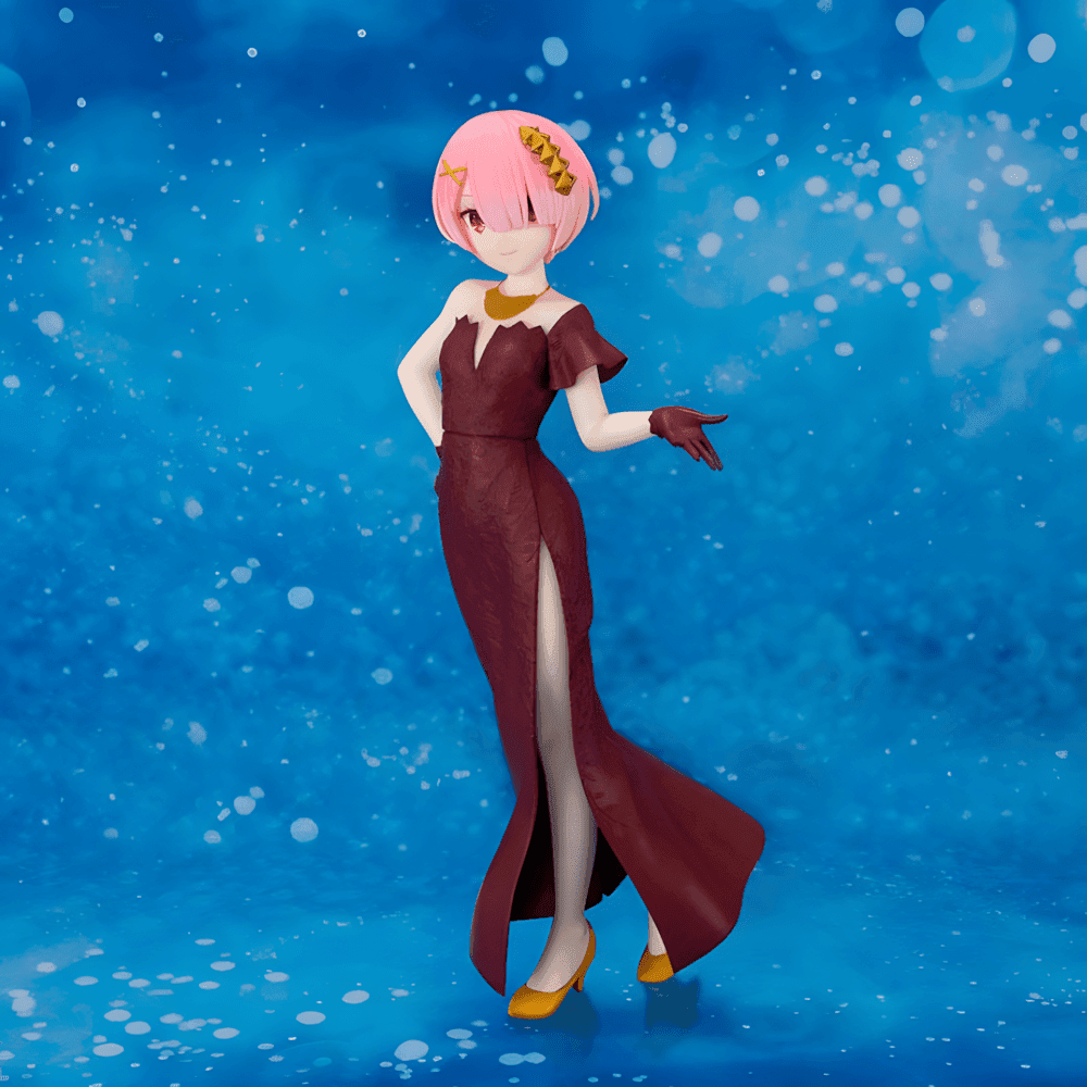 Ram Glitter y Glamours | Re:Zero Starting Life in Another World | 23cm Banpresto - Imagen 4