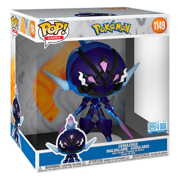 Ceruledge Malvalame Azugladis Exclusive | Pokemon | Funko POP Jumbo 25cm - Imagen 2