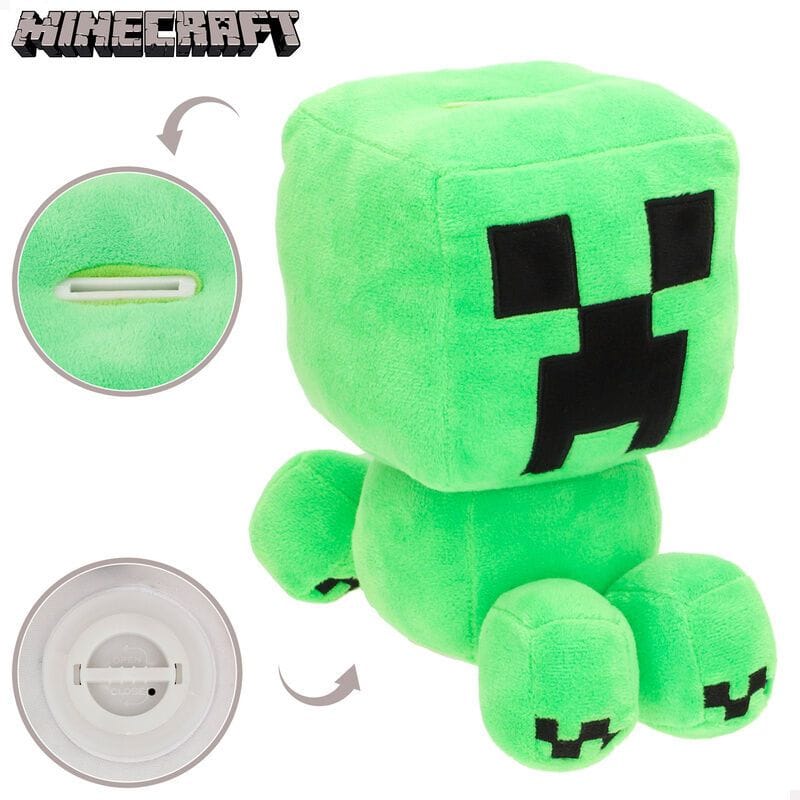 Hucha Peluche Minecraft 20cm | Minecraft | Decoración Otaku MOJANG STUDIOS - Imagen 4