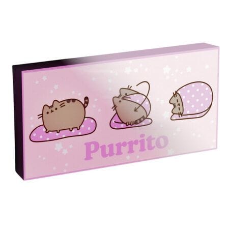 Lienzo con Luz Pusheen | Pusheen | Decoración Otaku PYRAMID