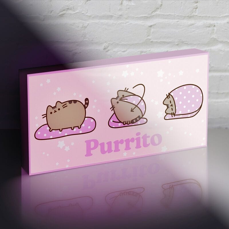 Lienzo con Luz Pusheen | Pusheen | Decoración Otaku PYRAMID - Imagen 2
