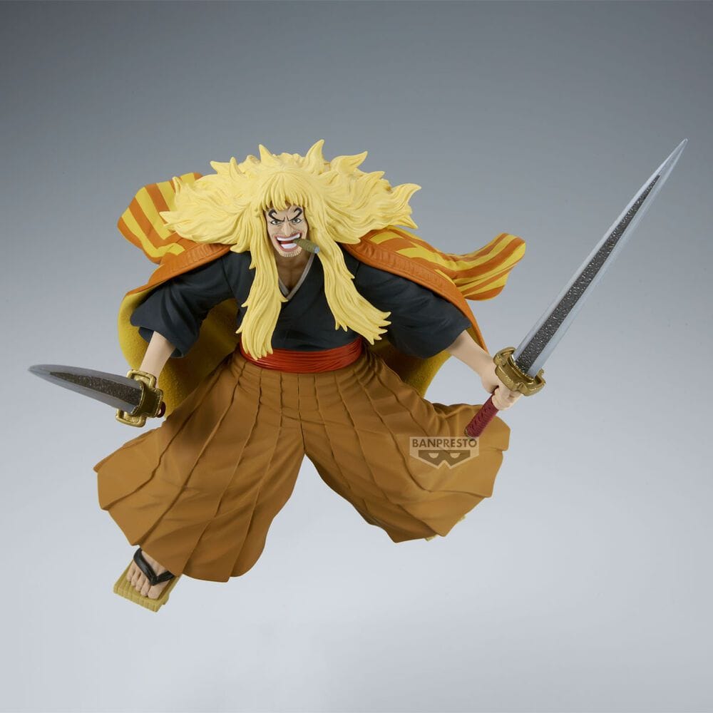 Figura Shiki El Leon Dorado Battle Record One Piece 16cm - Imagen 2
