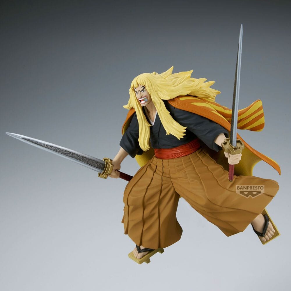 Figura Shiki El Leon Dorado Battle Record One Piece 16cm - Imagen 4