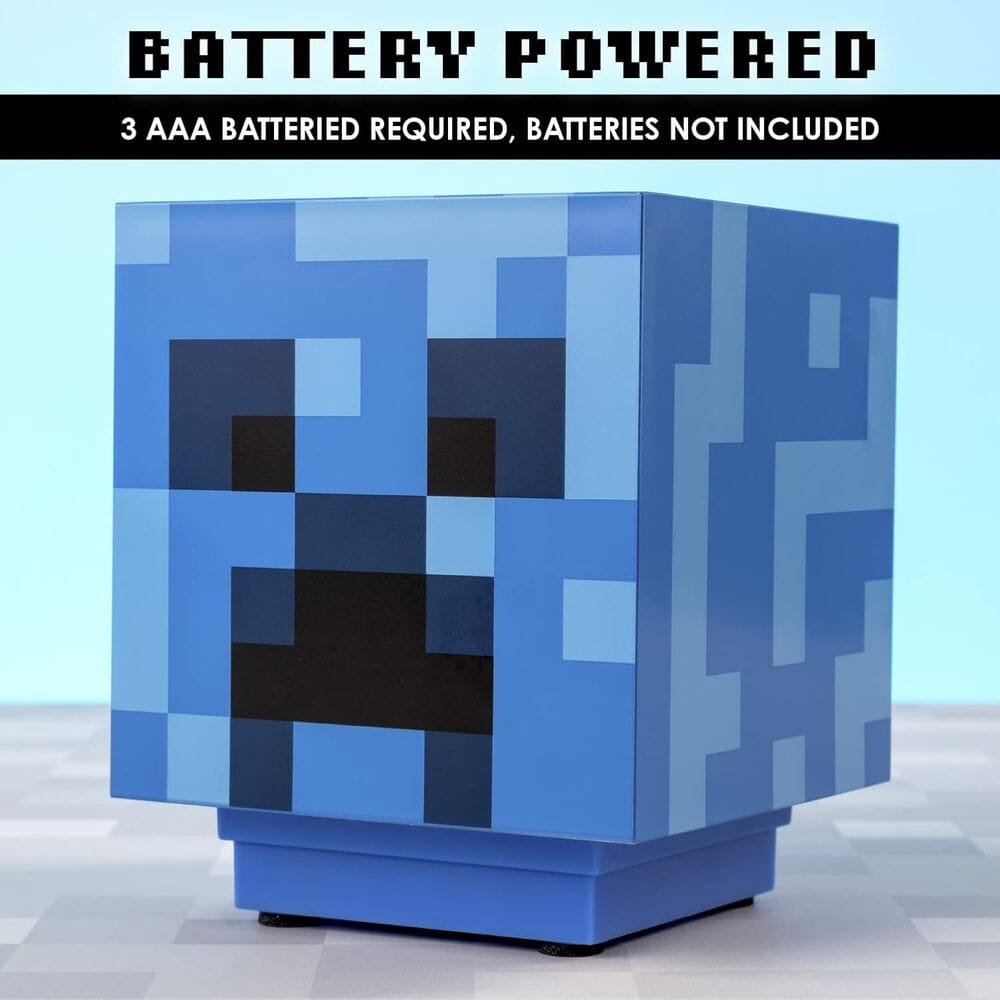 Lampara sonido 3D Charged Creeper Minecraft