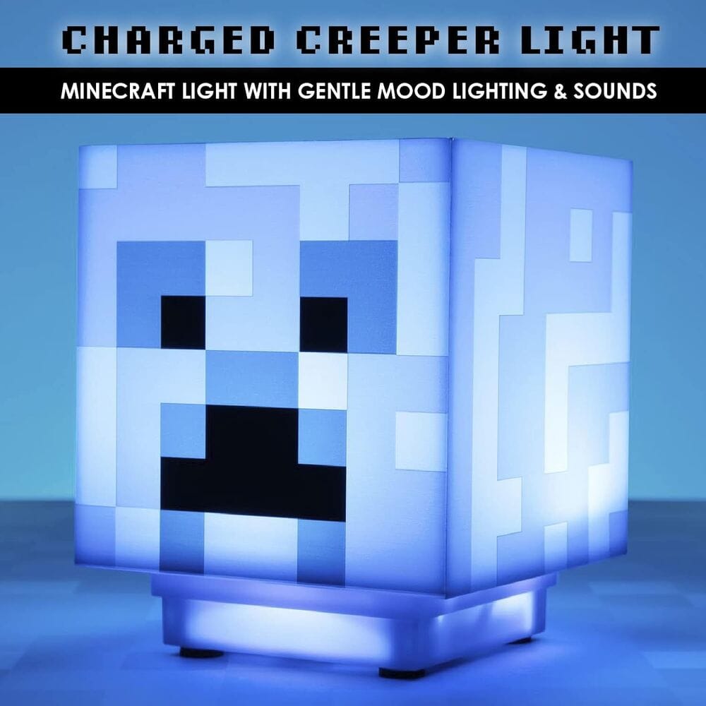 Lampara sonido 3D Charged Creeper Minecraft - Imagen 2
