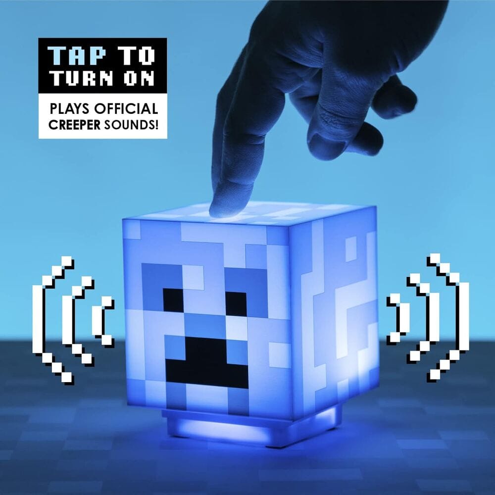 Lampara sonido 3D Charged Creeper Minecraft - Imagen 3