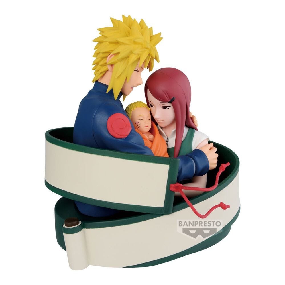 Figura Minato Namikaze, Naruto y Kushina | Naruto Shippuden | Banpresto 13cm - Imagen 4