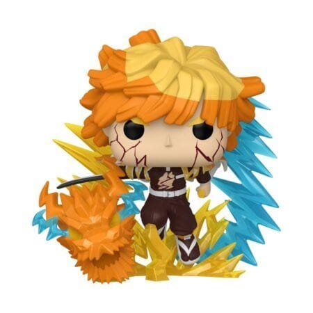Figura Funko POP Premium Zenitsu Agatsuma Glow | Demon Slayer Kimetsu no Yaiba | Funko POP Premium Vinyl